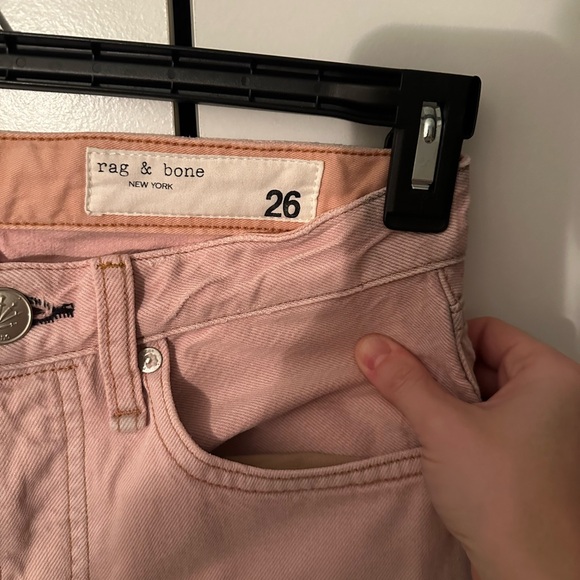 Rag and Bone boot jeans in light pink - Picture 5 of 5